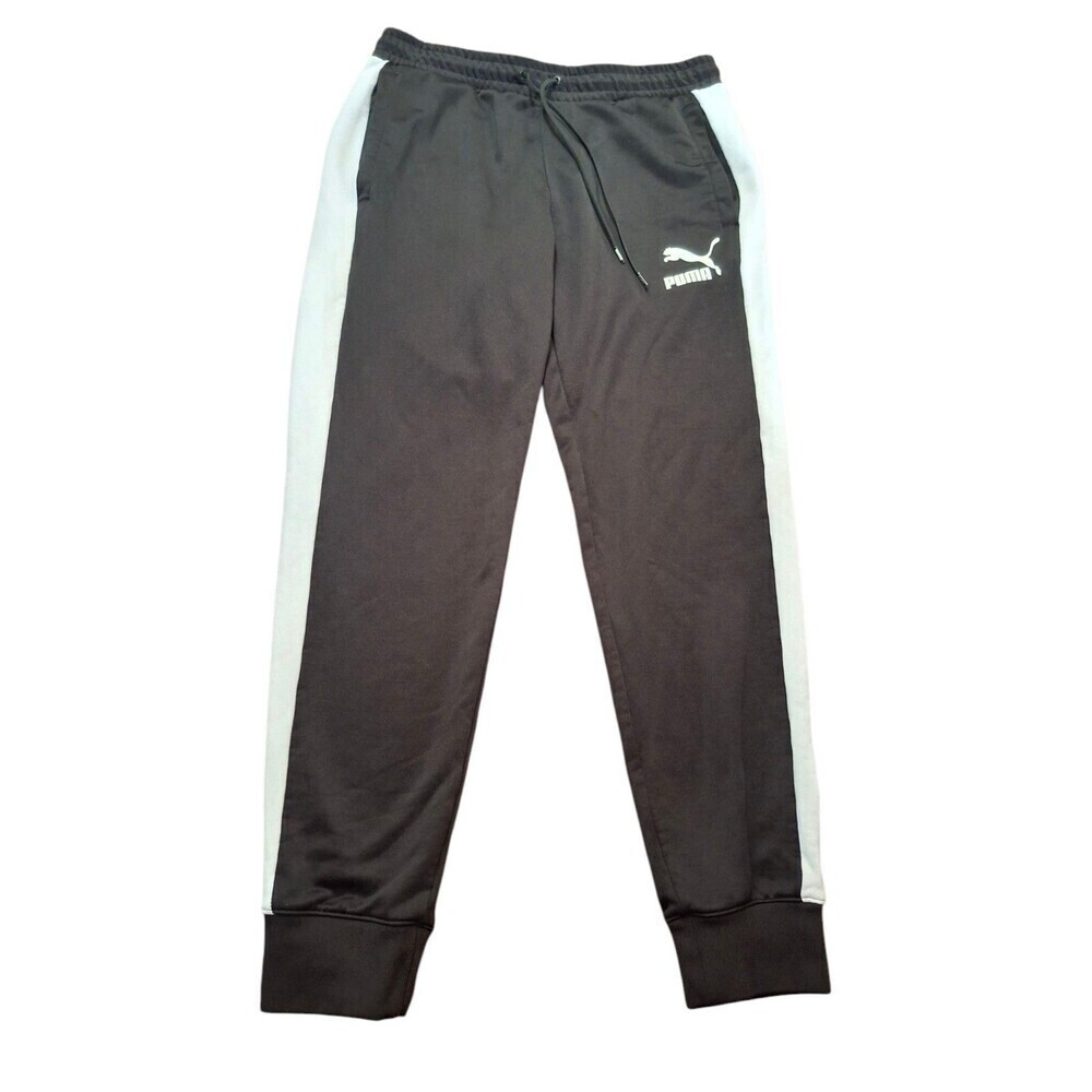 Puma Archive Track Pants Slim Fit Black And White Size L
